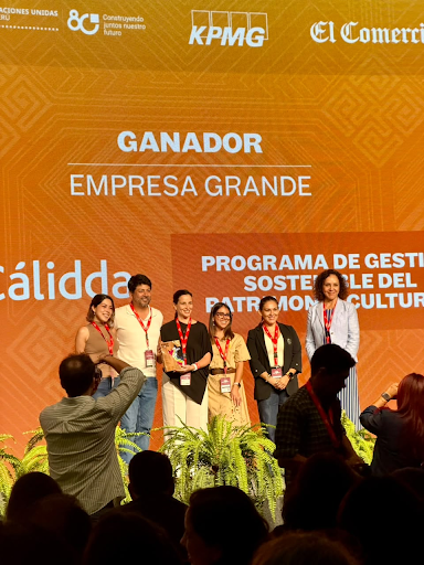 (Premiación ganadores desafío Kunan Empresa “Cálidda”. Autoría propia)